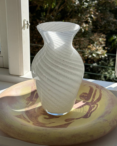 Swirl glass vase - NEROLI