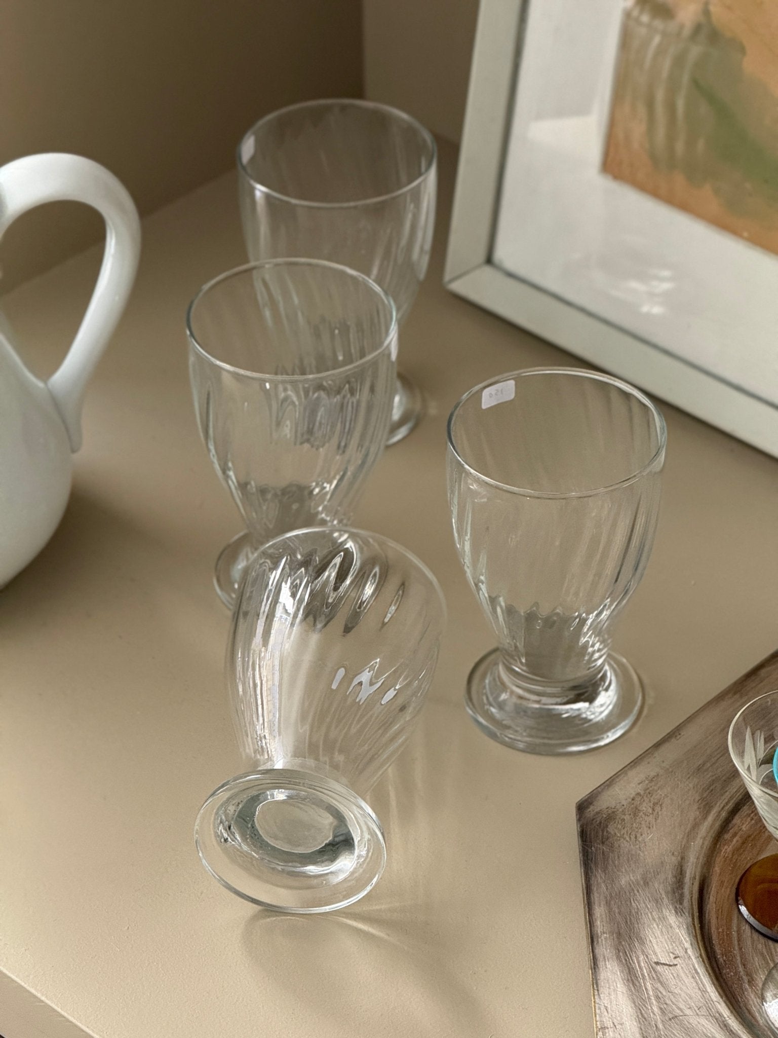 Swirl glasses (5 pcs) - NEROLI