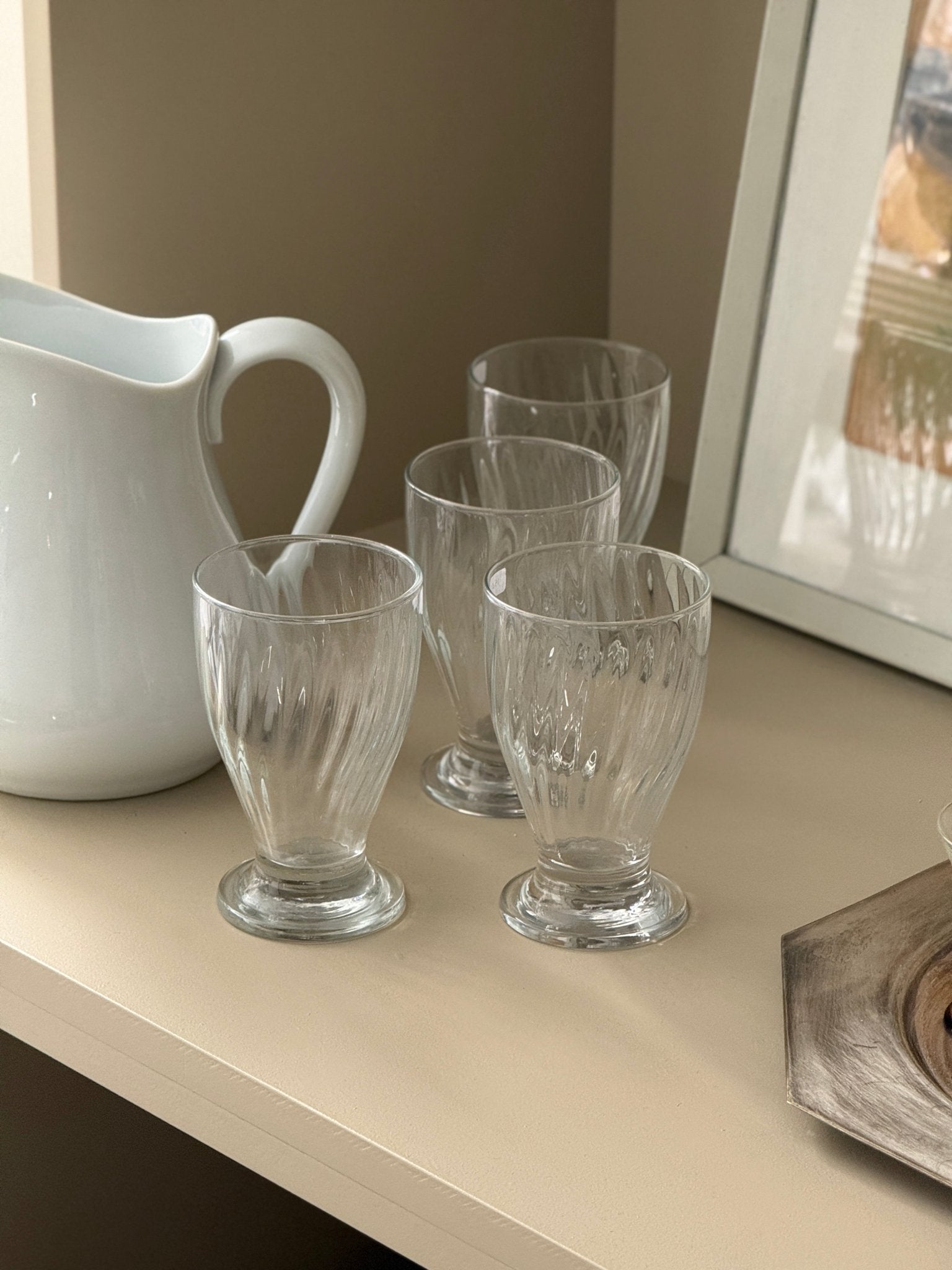 Swirl glasses (5 pcs) - NEROLI