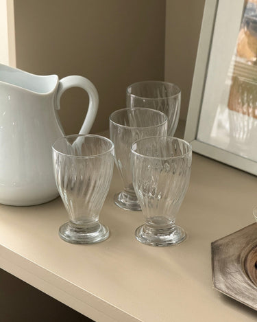 Swirl glasses (5 pcs) - NEROLI