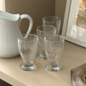 Swirl glasses (5 pcs) - NEROLI