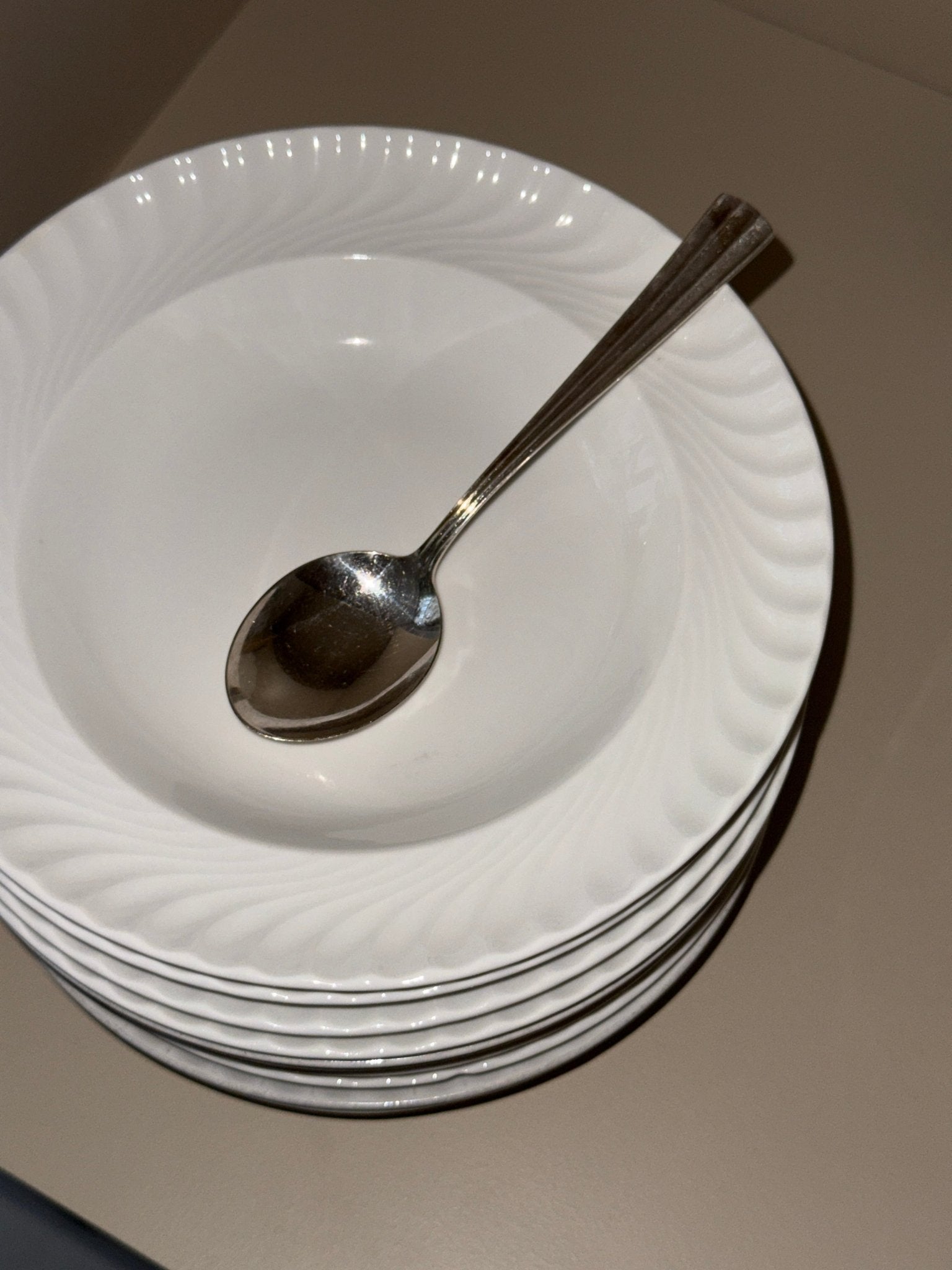 Swirl pasta plates (11 pcs) - NEROLI