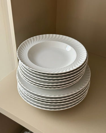 Swirl pasta plates (11 pcs) - NEROLI