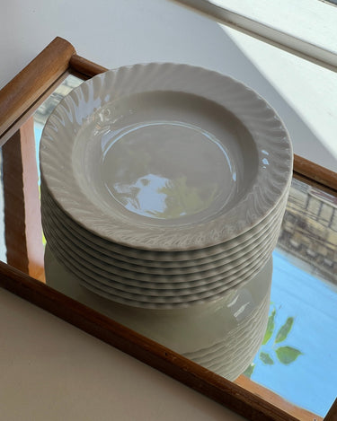 Swirl pasta plates (20 pcs) - NEROLI