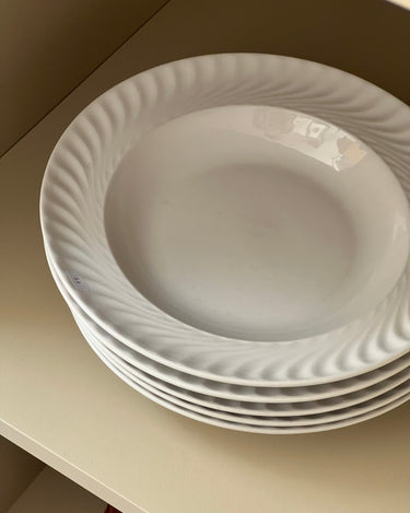 Swirl plates (5 pcs) - NEROLI