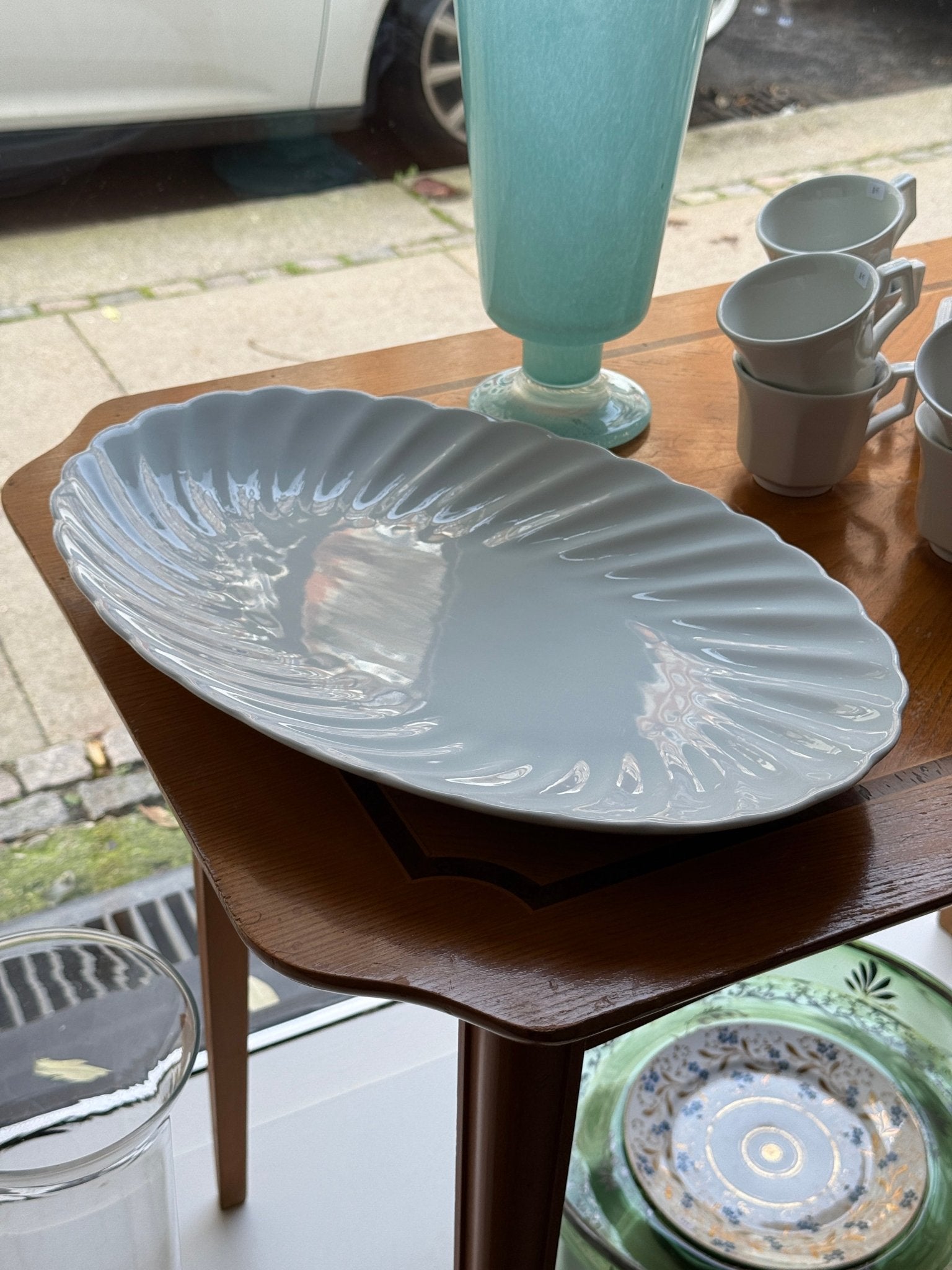 Swirl platter - NEROLI