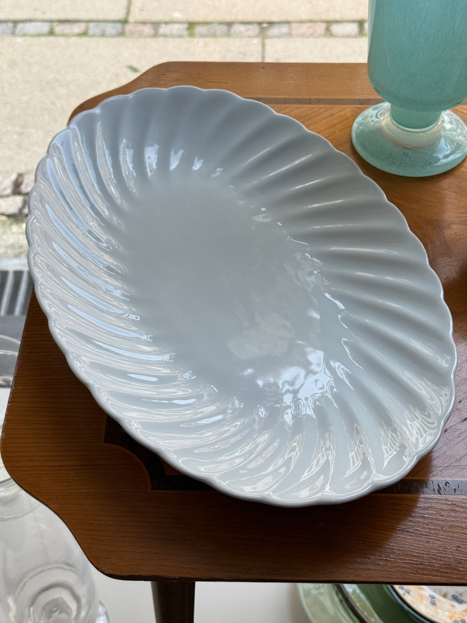 Swirl platter - NEROLI