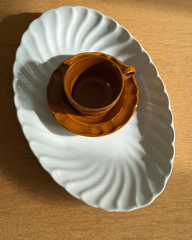 Swirl platter - NEROLI