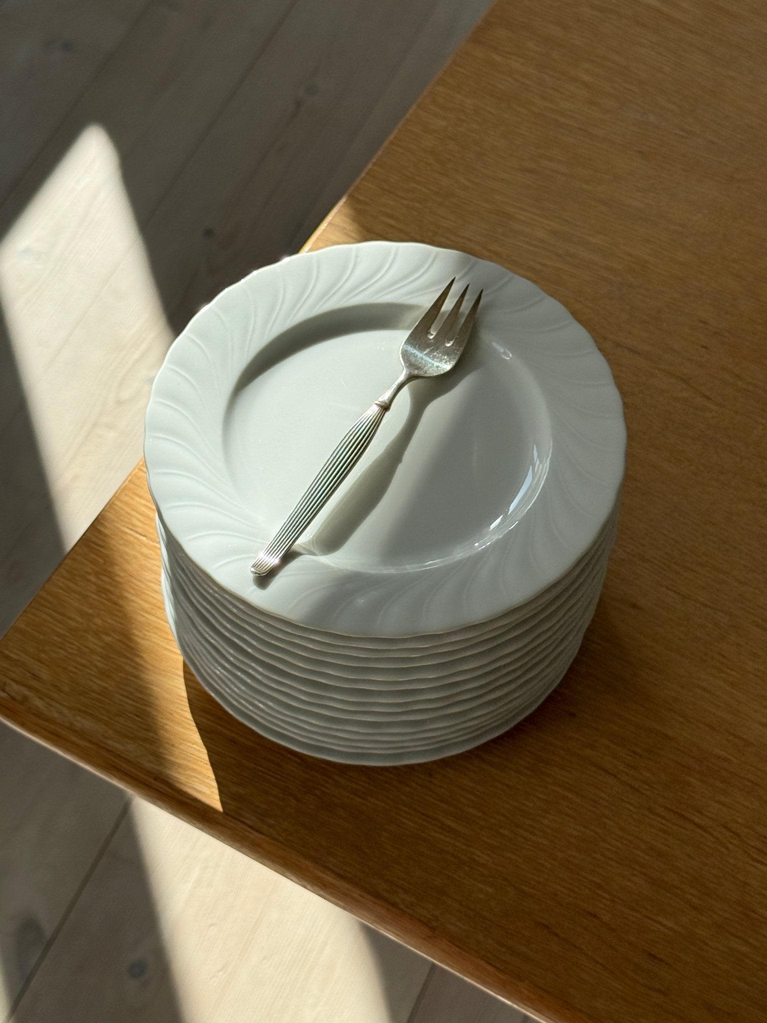 Swirl side plates (14 pcs) - NEROLI