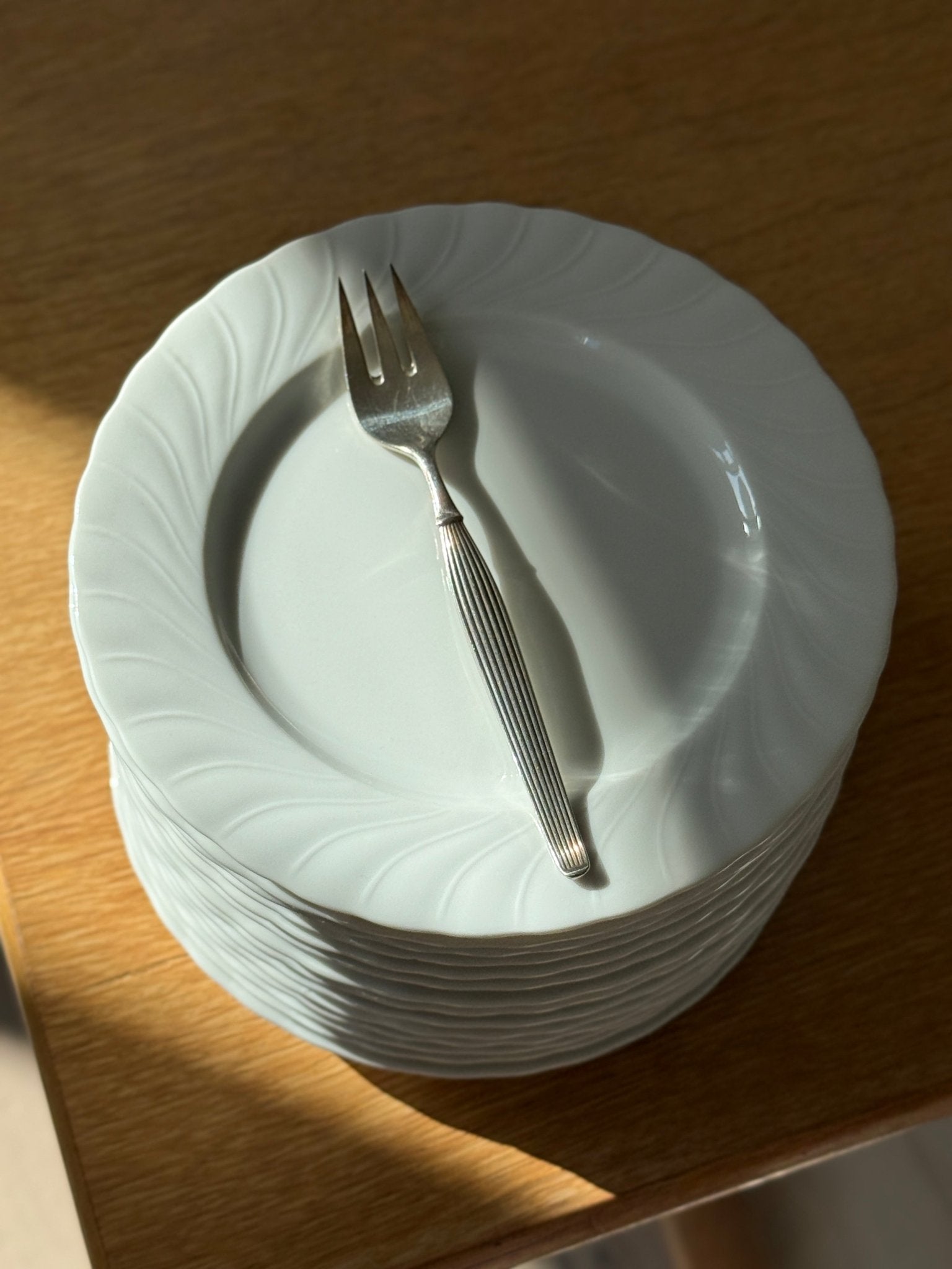 Swirl side plates (14 pcs) - NEROLI