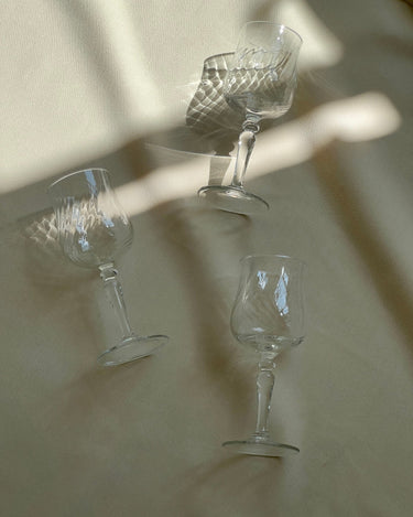 Swirl wine glasses (3 pcs) - NEROLI