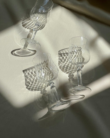 Swirl wine glasses (3 pcs) - NEROLI