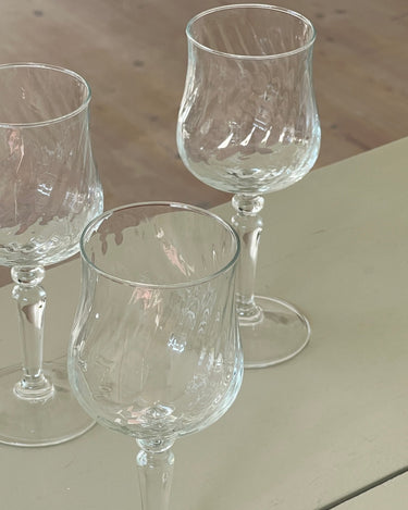 Swirl wine glasses (3 pcs) - NEROLI