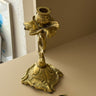 Tall brass candlestick - NEROLI