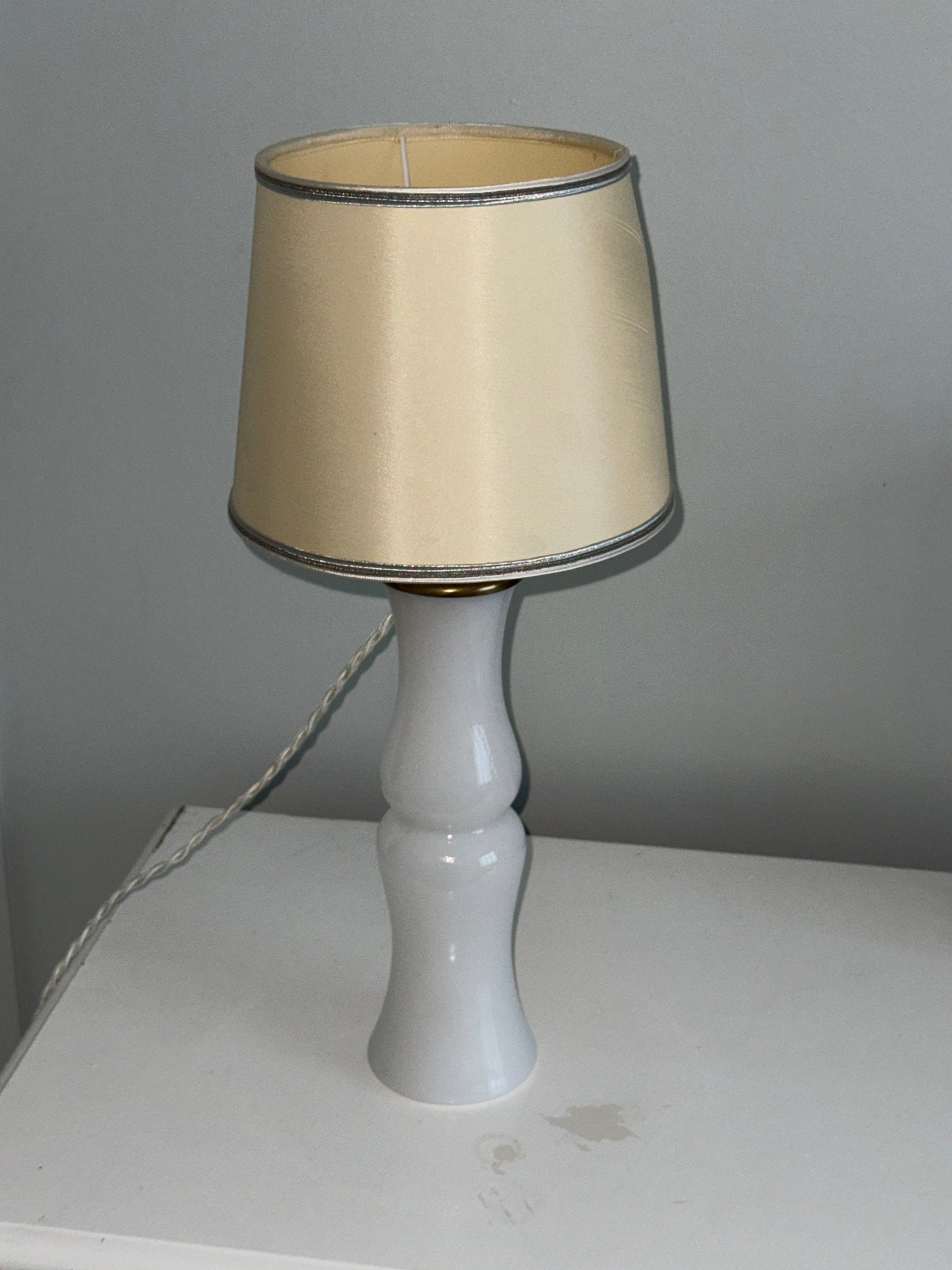 Tall glass lamp - NEROLI