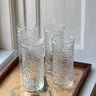Tall glass tumblers (4 pcs) - NEROLI