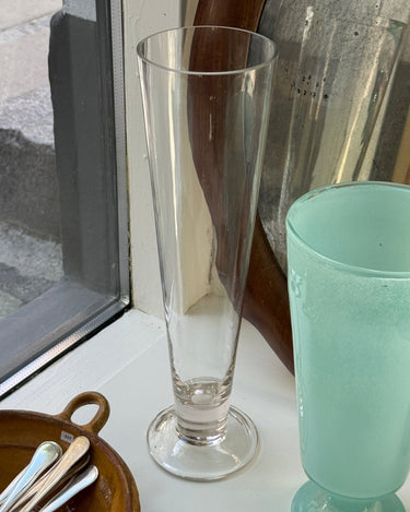 Tall glass vase - NEROLI