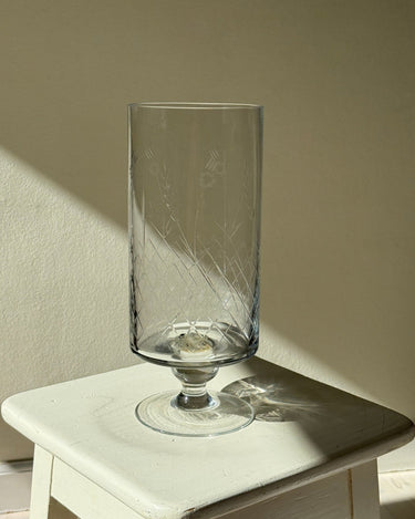 Tall glass vase - NEROLI