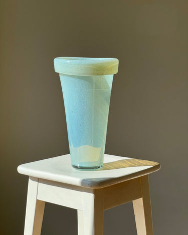 Tall glass vase - NEROLI