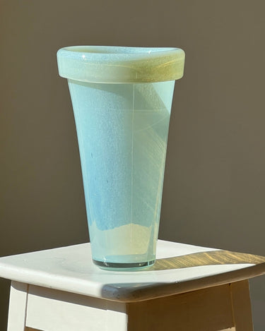 Tall glass vase - NEROLI