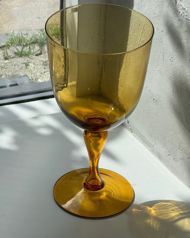 Tall glass vase - NEROLI
