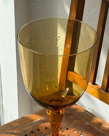 Tall glass vase - NEROLI
