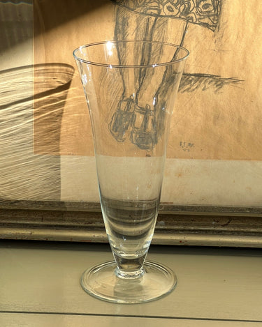 Tall glass vase - NEROLI