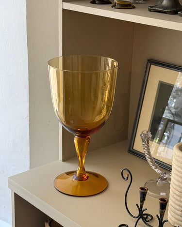 Tall glass vase - NEROLI