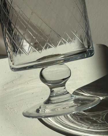 Tall glass vase - NEROLI