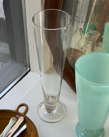 Tall glass vase - NEROLI