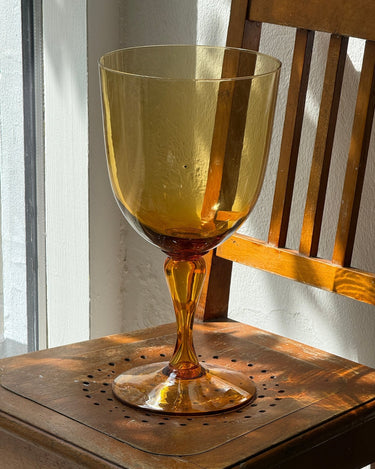 Tall glass vase - NEROLI