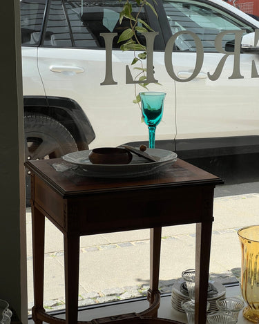 Tall glass vase - NEROLI