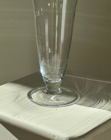 Tall glass vase - NEROLI