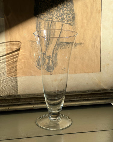 Tall glass vase - NEROLI