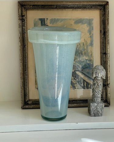 Tall glass vase - NEROLI