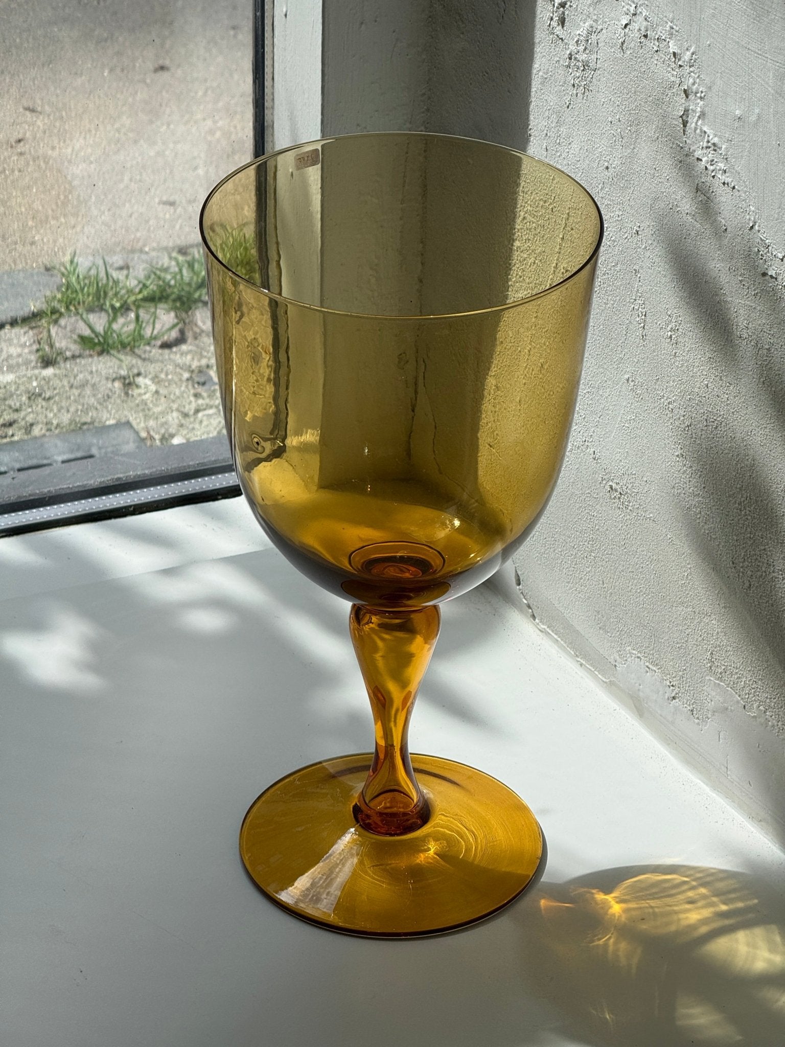 Tall glass vase - NEROLI