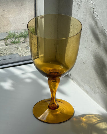 Tall glass vase - NEROLI