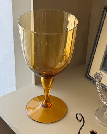 Tall glass vase - NEROLI