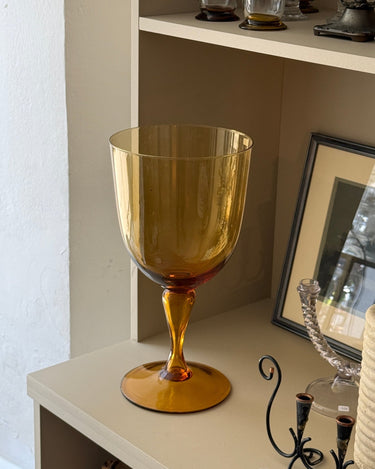 Tall glass vase - NEROLI