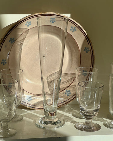 Tall glass vase - NEROLI