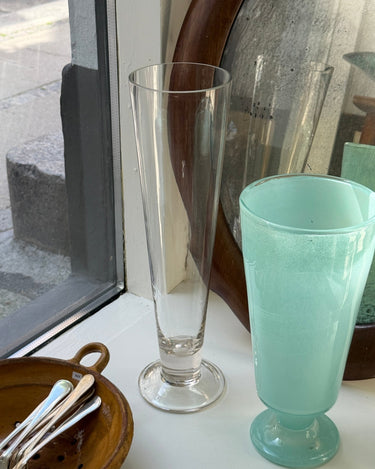 Tall glass vase - NEROLI