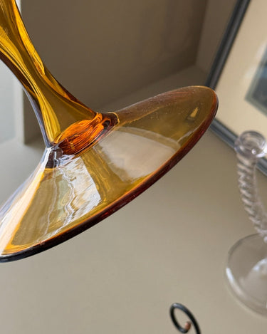 Tall glass vase - NEROLI