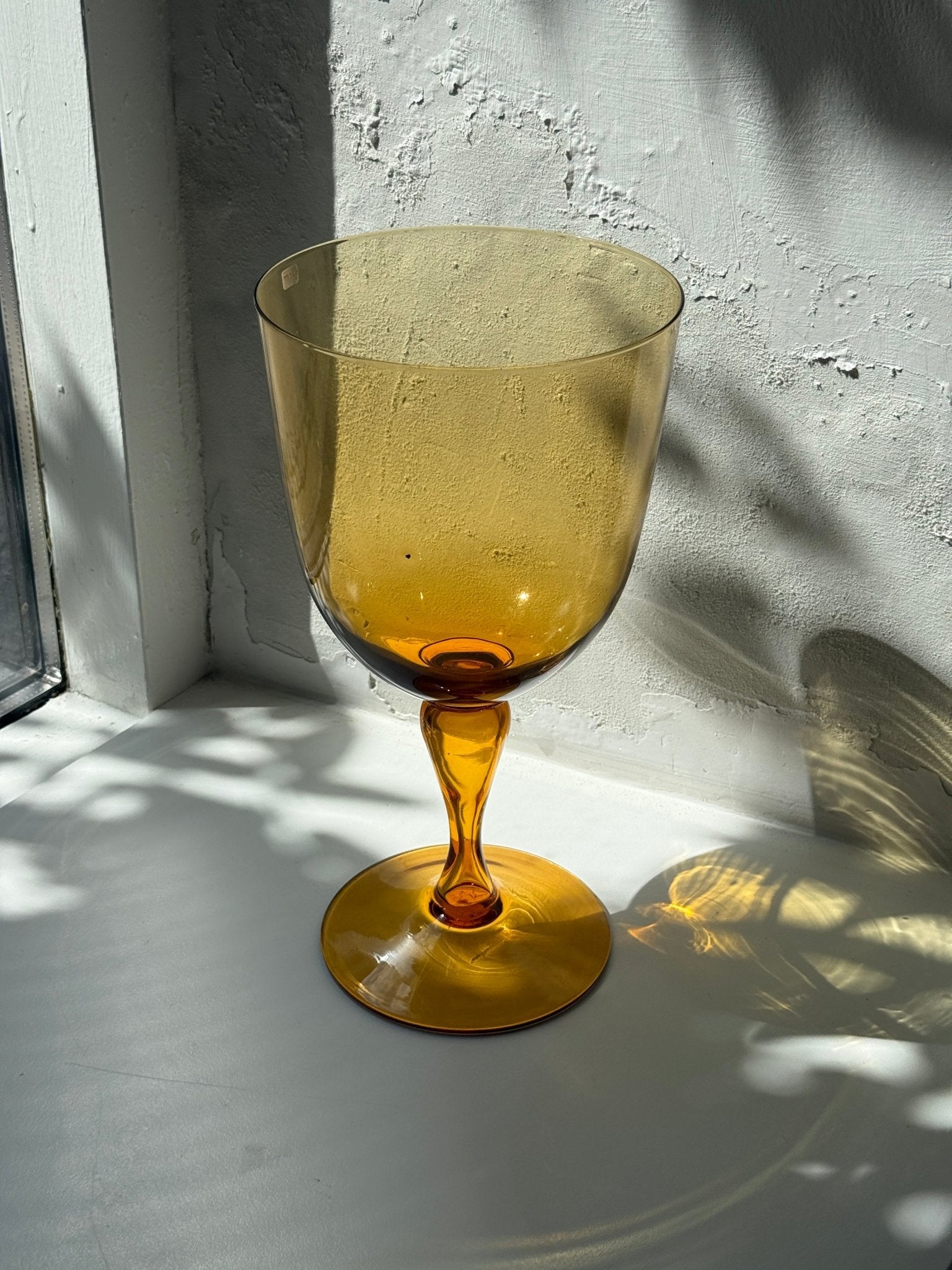 Tall glass vase - NEROLI