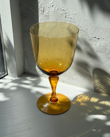 Tall glass vase - NEROLI
