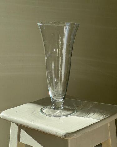 Tall glass vase - NEROLI