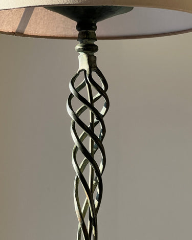Tall spiral table lamp - NEROLI