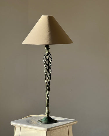 Tall spiral table lamp - NEROLI