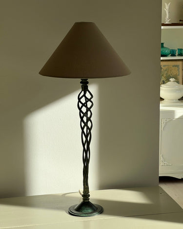 Tall spiral table lamp - NEROLI