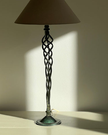Tall spiral table lamp - NEROLI