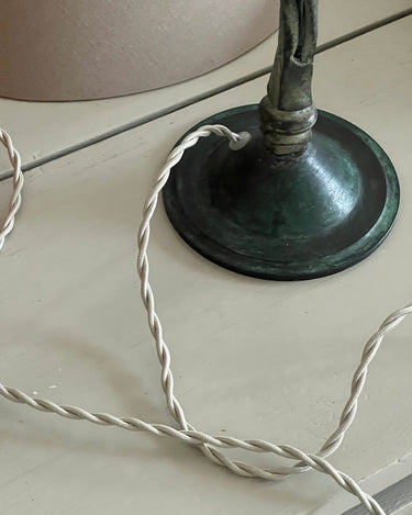 Tall spiral table lamp - NEROLI
